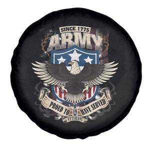 American Veteran Spare Tire Cover Since 1775 Army Proud To Have Served Veterant TS02 Print Your Wear