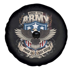 American Veteran Spare Tire Cover Since 1775 Army Proud To Have Served Veterant TS02 Print Your Wear