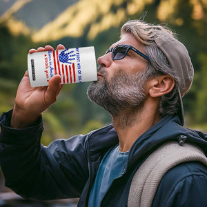 My First 4th of July Celebrate Semiquincentennial Cute 4 in 1 Can Cooler Tumbler Born in America's 250th Year Patriotic Milestone Celebration