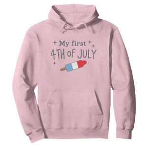 My First 4th of July Cute Summer Rocket Popsicle Hoodie Firecracker Ice Lolly Patriotic Baby Independence Holiday
