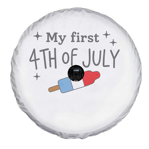 My First 4th of July Cute Summer Rocket Popsicle Spare Tire Cover Firecracker Ice Lolly Patriotic Baby Independence Holiday