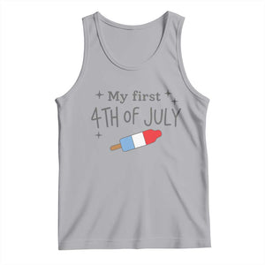 My First 4th of July Cute Summer Rocket Popsicle Tank Top Firecracker Ice Lolly Patriotic Baby Independence Holiday