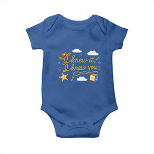 I Knew It I Knew You Funny Western Cowgirl Retro Baby Onesie Whimsical Nostalgic Western Graphic