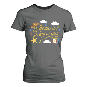 I Knew It I Knew You Funny Western Cowgirl Retro T Shirt For Women Whimsical Nostalgic Western Graphic