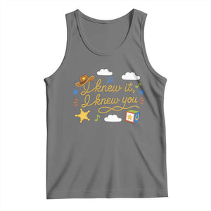I Knew It I Knew You Funny Western Cowgirl Retro Tank Top Whimsical Nostalgic Western Graphic