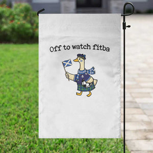 Funny Scottish Goose Scotland Football Garden Flag Off to Watch Fitba Soccer Fans Meme TS02 Print Your Wear