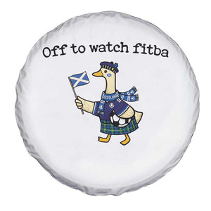Funny Scottish Goose Scotland Football Spare Tire Cover Off to Watch Fitba Soccer Fans Meme TS02 Print Your Wear