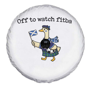 Funny Scottish Goose Scotland Football Spare Tire Cover Off to Watch Fitba Soccer Fans Meme TS02 Print Your Wear
