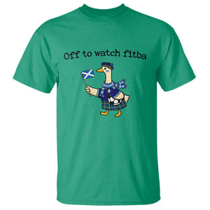 Funny Scottish Goose Scotland Football T Shirt Off to Watch Fitba Soccer Fans Meme TS02 Irish Green Print Your Wear
