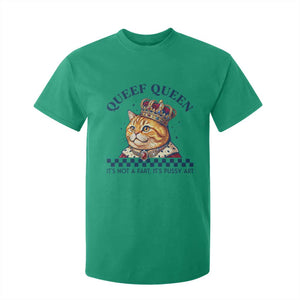 Queef Queen Its Not A Fart Royal Cat T Shirt For Kid Funny Adult Humor Gag Graphic