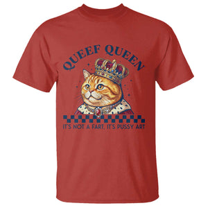 Queef Queen Its Not A Fart Royal Cat T Shirt Funny Adult Humor Gag Graphic