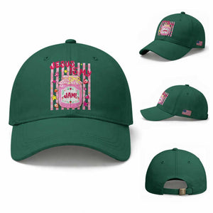 Cute Christian Faith Preppy Graphic Baseball Cap Jesus Is My Jam Strawberry Fruit Jar