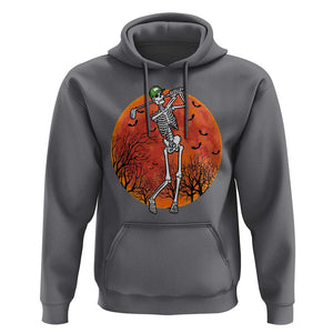 Golfing Skeleton Hoodie Funny Golf Skeleton Golf Lover Golfer Halloween Costume TS02 Charcoal Print Your Wear