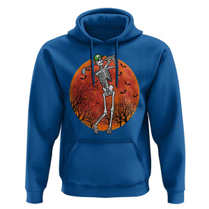 Golfing Skeleton Hoodie Funny Golf Skeleton Golf Lover Golfer Halloween Costume TS02 Royal Blue Print Your Wear