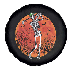 Golfing Skeleton Spare Tire Cover Funny Golf Skeleton Golf Lover Golfer Halloween Costume TS02 Print Your Wear