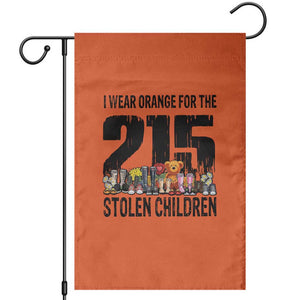 I Wear Orange For The 215 Stolen Children Garden Flag Native Child Tribute 215 Memorial Awareness TS02 Orange Print Your Wear