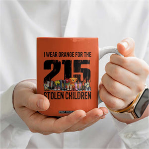 I Wear Orange For The 215 Stolen Children Coffee Mug Native Child Tribute 215 Memorial Awareness TS02 Print Your Wear