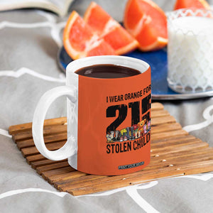 I Wear Orange For The 215 Stolen Children Coffee Mug Native Child Tribute 215 Memorial Awareness TS02 Print Your Wear
