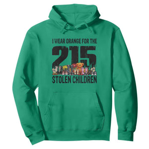 I Wear Orange For The 215 Stolen Children Hoodie Native Child Tribute 215 Memorial Awareness TS02 Irish Green Print Your Wear