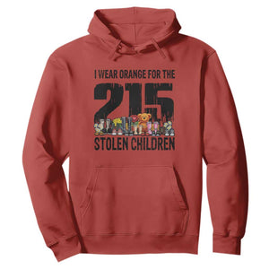 I Wear Orange For The 215 Stolen Children Hoodie Native Child Tribute 215 Memorial Awareness TS02 Red Print Your Wear