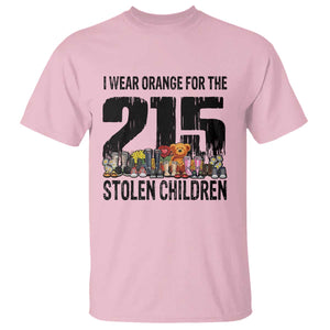 I Wear Orange For The 215 Stolen Children T Shirt Native Child Tribute 215 Memorial Awareness TS02 Light Pink Print Your Wear