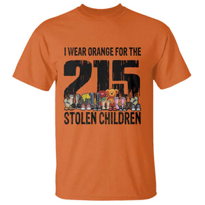 I Wear Orange For The 215 Stolen Children T Shirt Native Child Tribute 215 Memorial Awareness TS02 Orange Print Your Wear