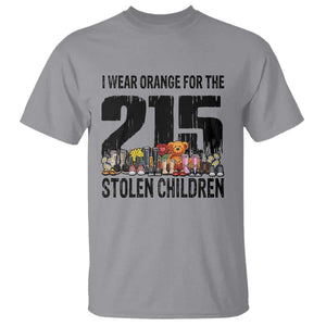 I Wear Orange For The 215 Stolen Children T Shirt Native Child Tribute 215 Memorial Awareness TS02 Sport Gray Print Your Wear