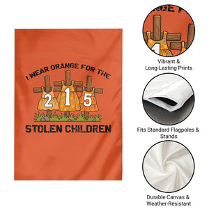 Orange Shirt Day Garden Flag I Wear Orange For The 215 Stolen Children TS02 Print Your Wear