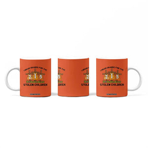 Orange Shirt Day Coffee Mug I Wear Orange For The 215 Stolen Children TS02 Print Your Wear