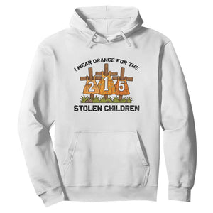 Orange Shirt Day Hoodie I Wear Orange For The 215 Stolen Children TS02 White Print Your Wear