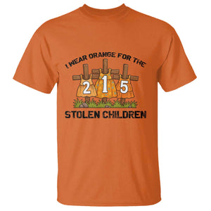 Orange Shirt Day T Shirt I Wear Orange For The 215 Stolen Children TS02 Orange Print Your Wear