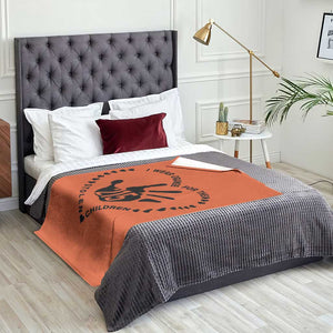 Orange Shirt Day Throw Blanket I Wear Orange For The Stolen Children 215 Memorial Tribute TS02 Print Your Wear
