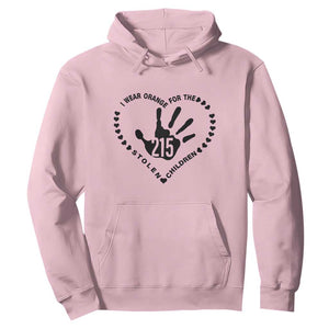 Orange Shirt Day Hoodie I Wear Orange For The Stolen Children 215 Memorial Tribute TS02 Light Pink Print Your Wear