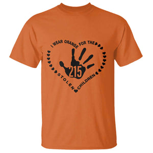 Orange Shirt Day T Shirt I Wear Orange For The Stolen Children 215 Memorial Tribute TS02 Orange Print Your Wear