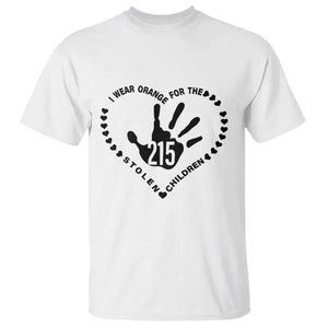 Orange Shirt Day T Shirt I Wear Orange For The Stolen Children 215 Memorial Tribute TS02 White Print Your Wear
