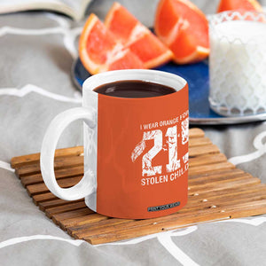 I Wear Orange For The 215 Stolen Children Coffee Mug Orange Shirt Day 215 Memorial Awareness TS02 Print Your Wear