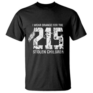 I Wear Orange For The 215 Stolen Children T Shirt Orange Shirt Day 215 Memorial Awareness TS02 Black Print Your Wear