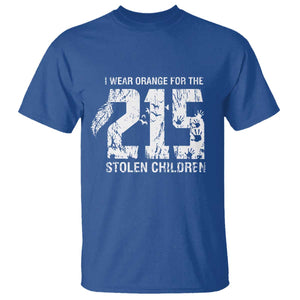 I Wear Orange For The 215 Stolen Children T Shirt Orange Shirt Day 215 Memorial Awareness TS02 Royal Blue Print Your Wear