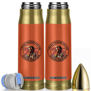 I Wear Orange For The 215 Stolen Children Bullet Tumbler Indigenous Girl Orange Shirt Day TS02 Orange Print Your Wear