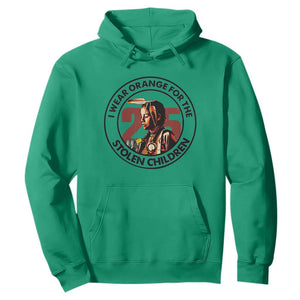I Wear Orange For The 215 Stolen Children Hoodie Indigenous Girl Orange Shirt Day TS02 Irish Green Print Your Wear