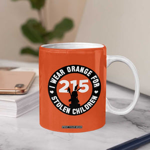 Orange Shirt Day 215 Memorial Coffee Mug I Wear Orange For Stolen Children Indigenous Tribute TS02 Print Your Wear