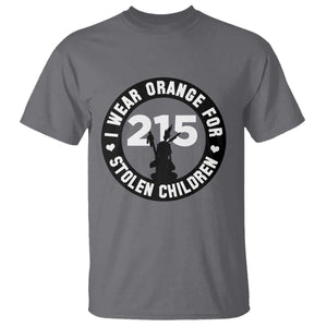 Orange Shirt Day 215 Memorial T Shirt I Wear Orange For Stolen Children Indigenous Tribute TS02 Charcoal Print Your Wear