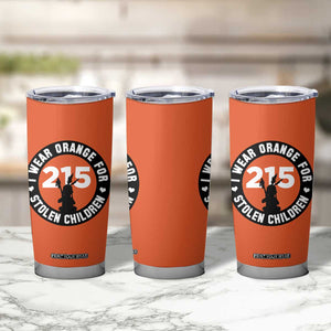 Orange Shirt Day 215 Memorial Tumbler Cup I Wear Orange For Stolen Children Indigenous Tribute TS02 Print Your Wear