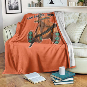Orange Shirt Day Memorial Bear Throw Blanket You Are Not Forgotten Stolen Children Tribute TS02 Print Your Wear