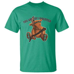 Orange Shirt Day Memorial Bear T Shirt You Are Not Forgotten Stolen Children Tribute TS02 Irish Green Print Your Wear
