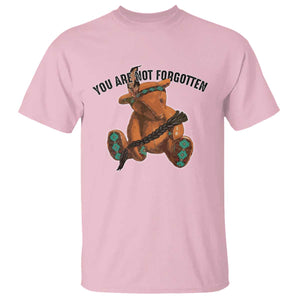 Orange Shirt Day Memorial Bear T Shirt You Are Not Forgotten Stolen Children Tribute TS02 Light Pink Print Your Wear