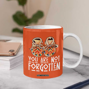 Orange Shirt Day Memorial Moccasins Coffee Mug You Are Not Forgotten Indigenous Remembrance for Stolen Children TS02 Print Your Wear