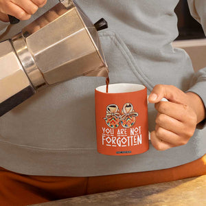 Orange Shirt Day Memorial Moccasins Coffee Mug You Are Not Forgotten Indigenous Remembrance for Stolen Children TS02 Print Your Wear