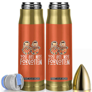 Orange Shirt Day Memorial Moccasins Bullet Tumbler You Are Not Forgotten Indigenous Remembrance for Stolen Children TS02 Orange Print Your Wear