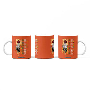 Orange Shirt Day Feather Flag Coffee Mug You Are Not Forgotten Indigenous Tribute TS02 Print Your Wear